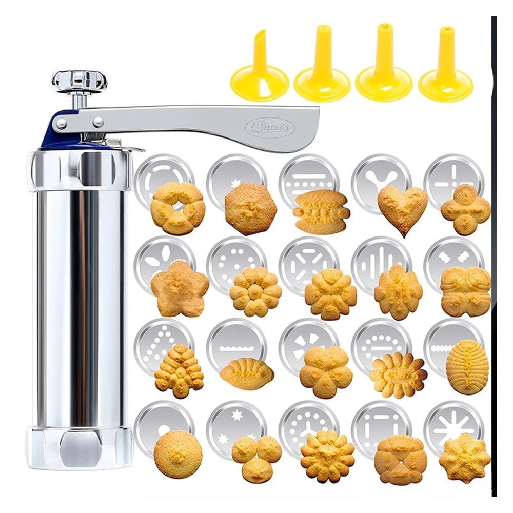 Cookie Press Gun Kit  Aluminum - огляд і ціна Churros Maker Gun